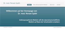 Tablet Screenshot of drspaeth.de